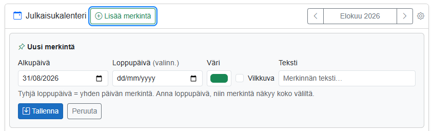 Etusivu