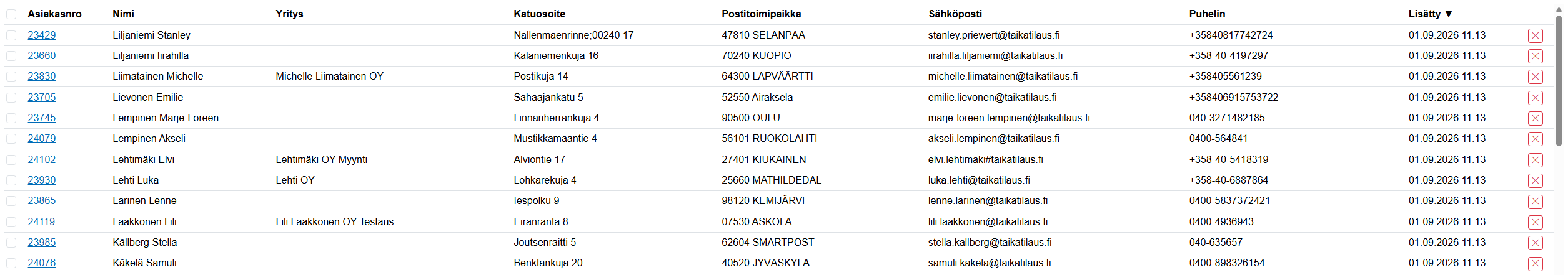 Keräilylista