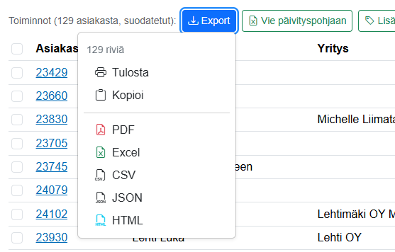 Keräilylista