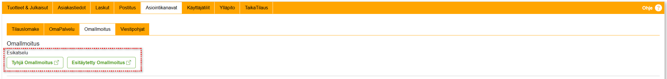 OmaIlmoitus