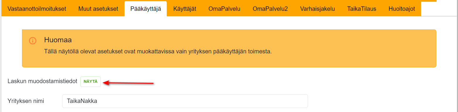 Pääkäyttäjä