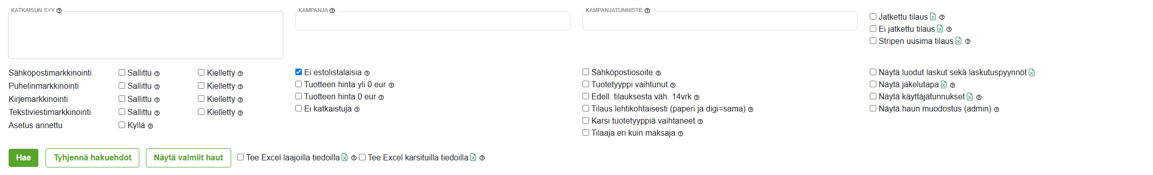 Haut-välilehti