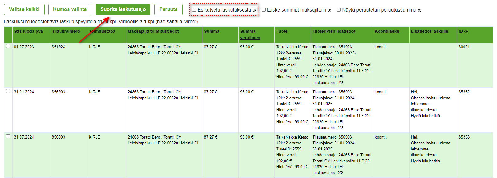 Laskutus