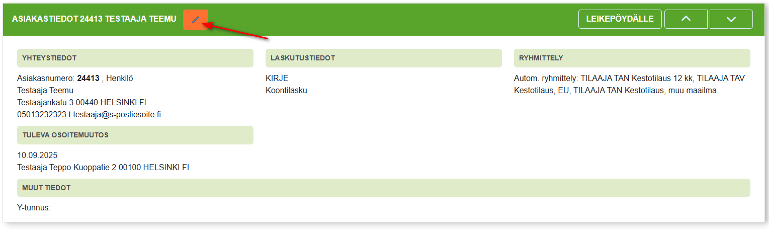 Vastaanottoilmoitukset